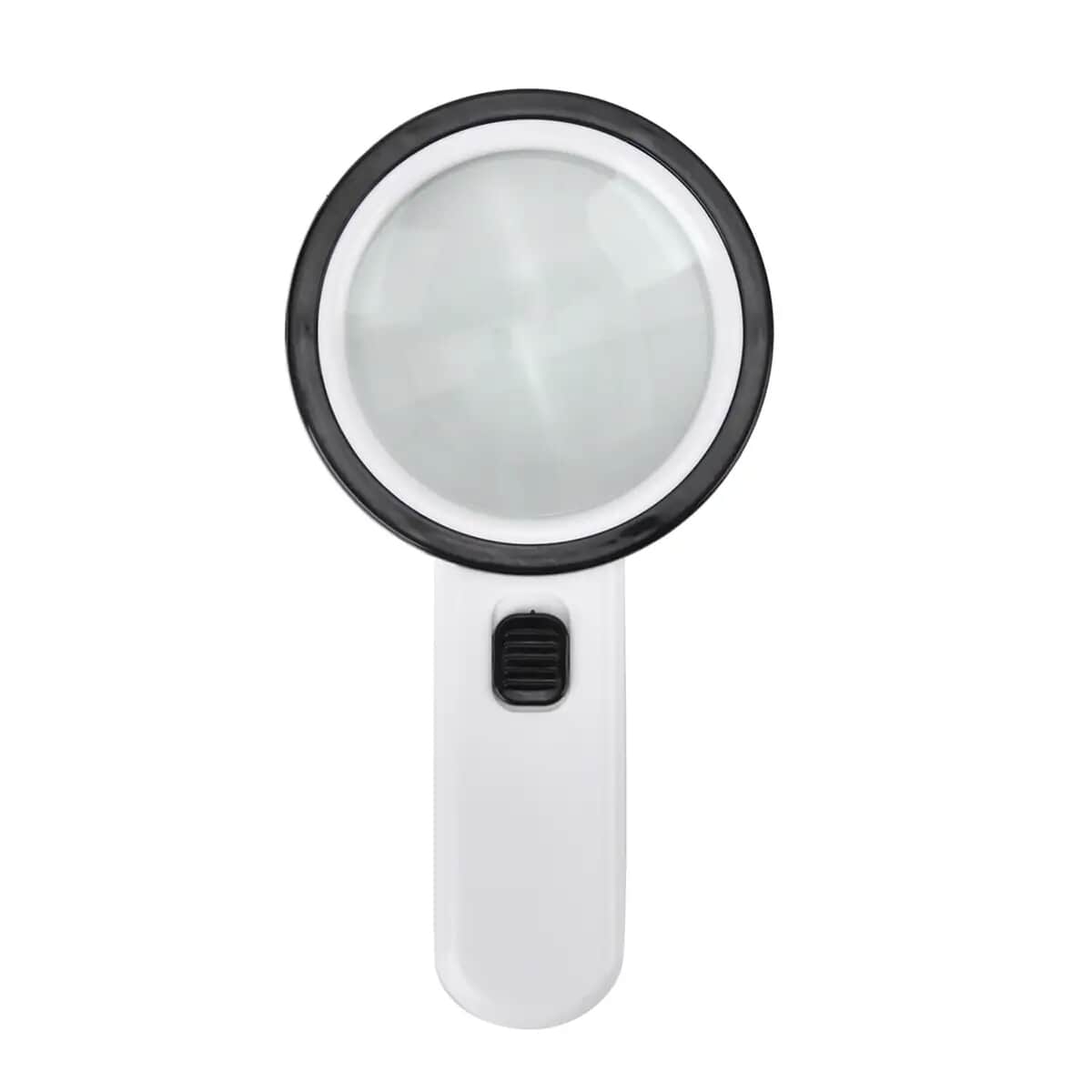 30X Handheld Illuminated Magnifier Glass Kit with 12 LED (2xAA Batteries not Included) image number 0