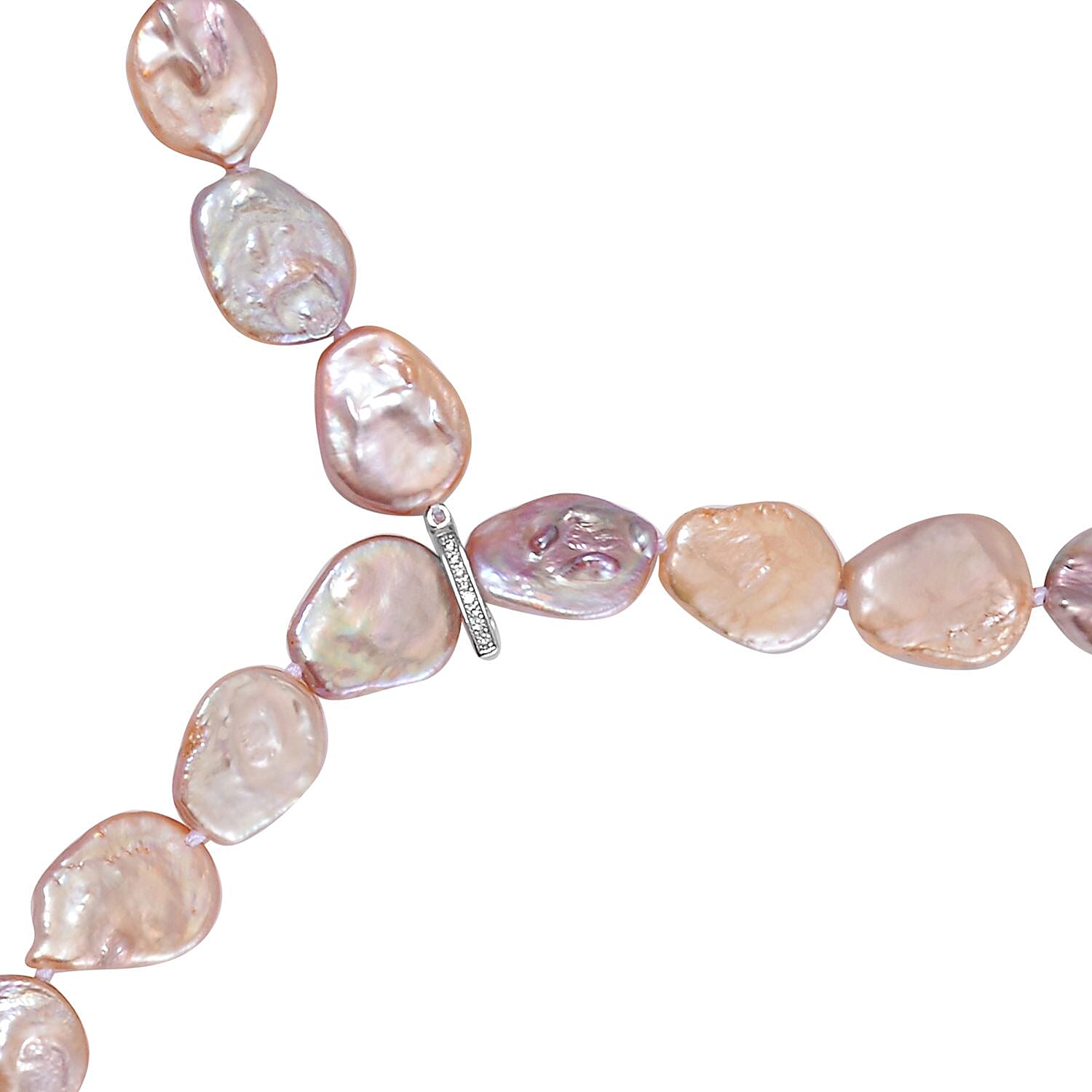 White Zircon 306.10 ctw Necklace in Rhodium Over Sterling Silver 28 Inches