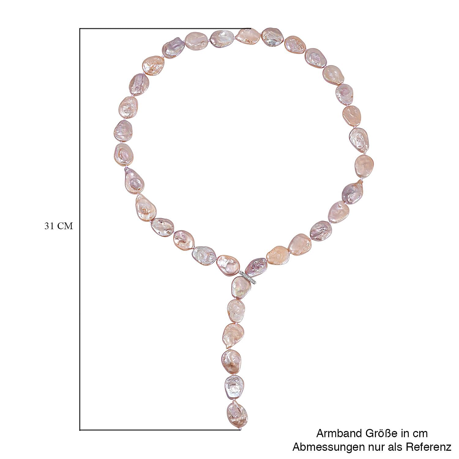 White Zircon 306.10 ctw Necklace in Rhodium Over Sterling Silver 28 Inches