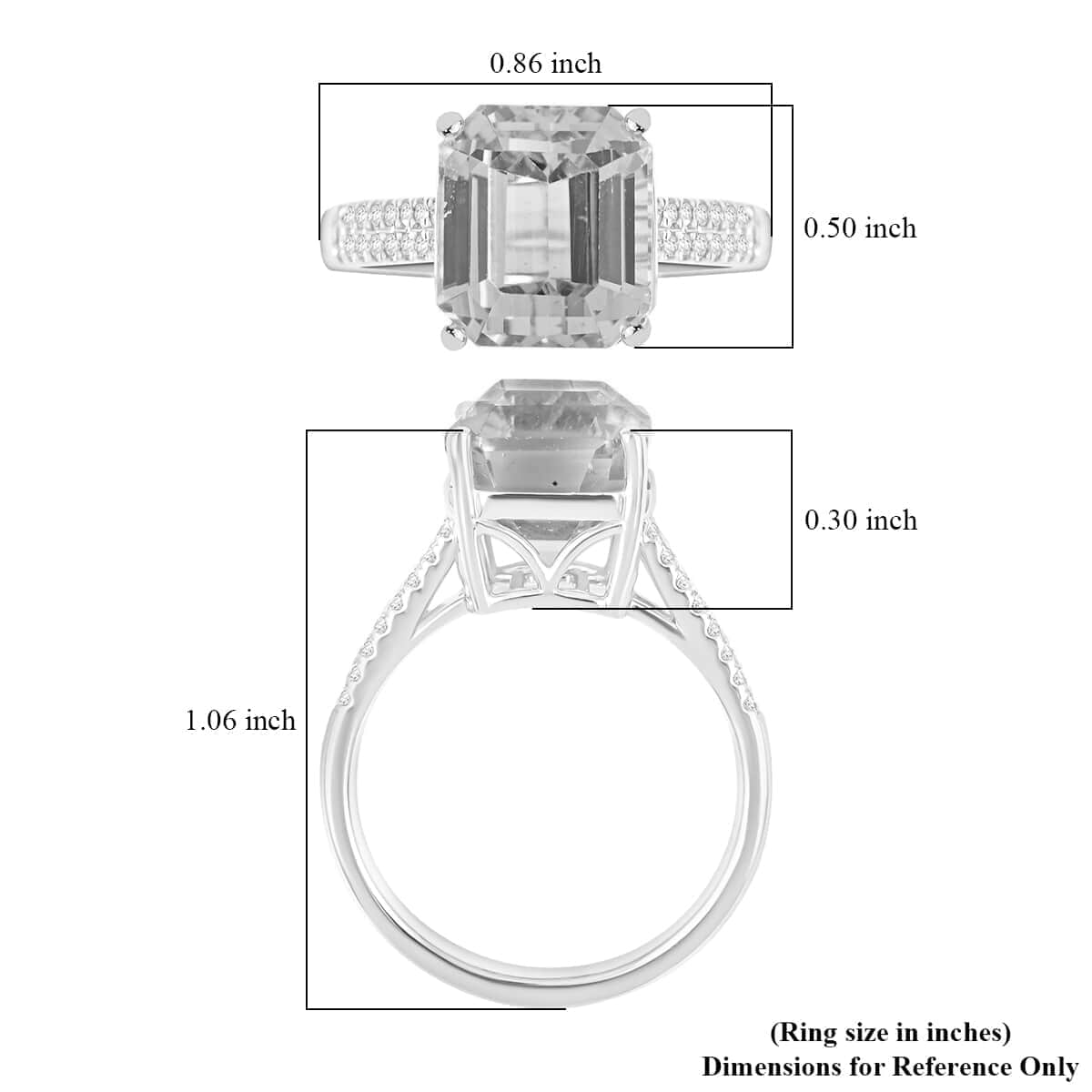 Certified & Appraised Rhapsody 950 Platinum AAAA Patroke Kunzite, Diamond (E-F, VS) (0.20 cts) Ring (Size 8.0) (6.30 g) 6.85 ctw image number 4