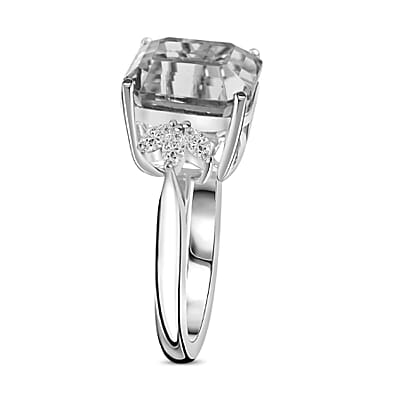 Certified & Appraised Rhapsody 950 Platinum AAAA Patroke Kunzite and E-F VS Diamond Ring (Size 10.0) 7.05 Grams 8.50 ctw