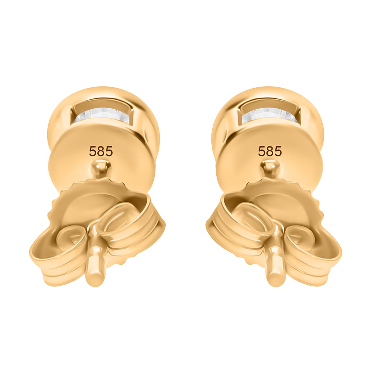 Diamond G-H VS 0.50 ctw Earrings in 14K Yellow Gold
