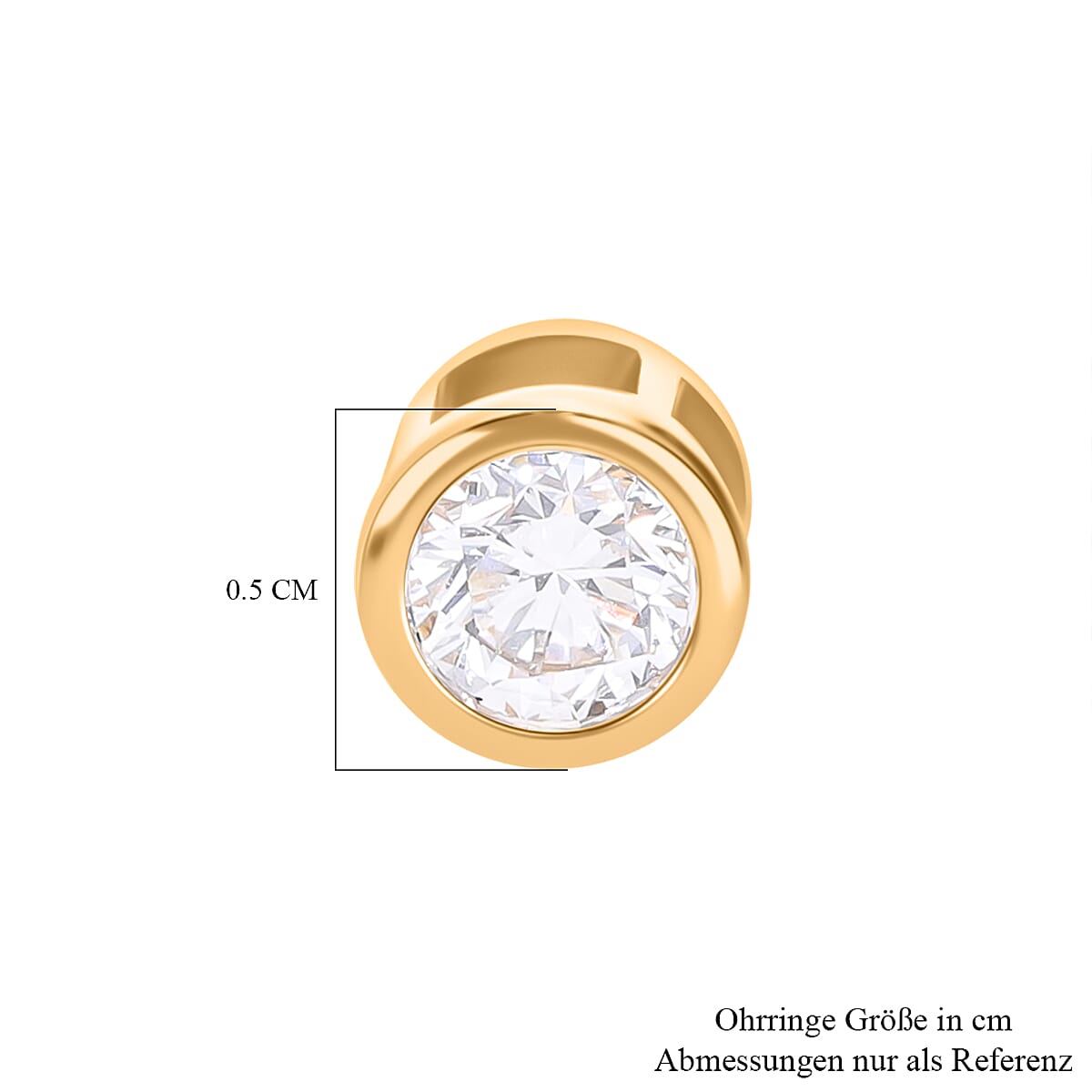 Diamond G-H VS 0.50 ctw Earrings in 14K Yellow Gold