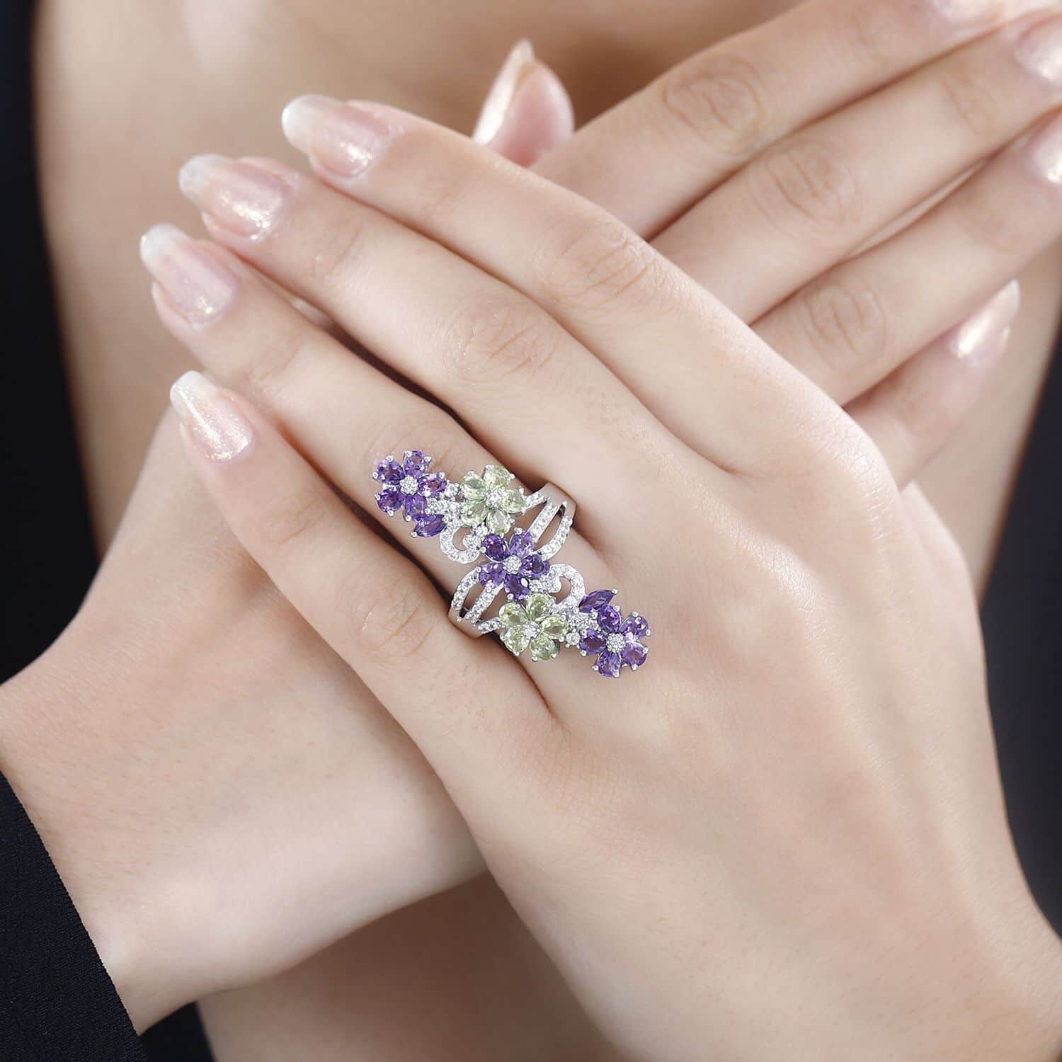 Uruguayan Amethyst high quality Ring NEW