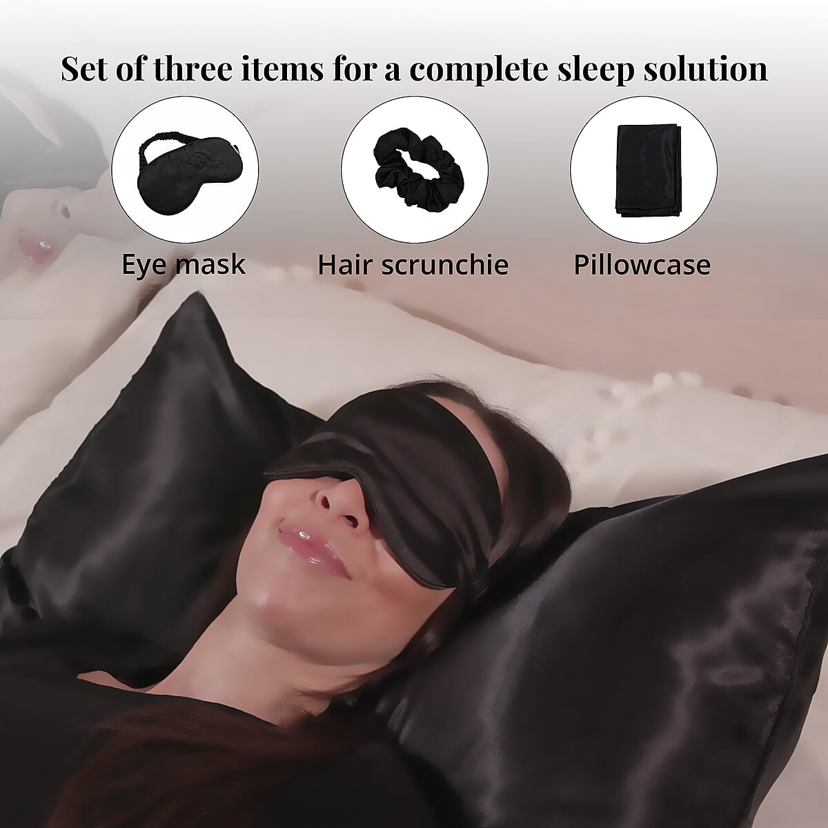Ebony Sleep Set - 3pc image number 4