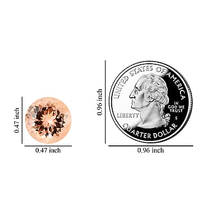 AAAA Marropino Morganite (Rnd 12 mm) 5.50 ctw