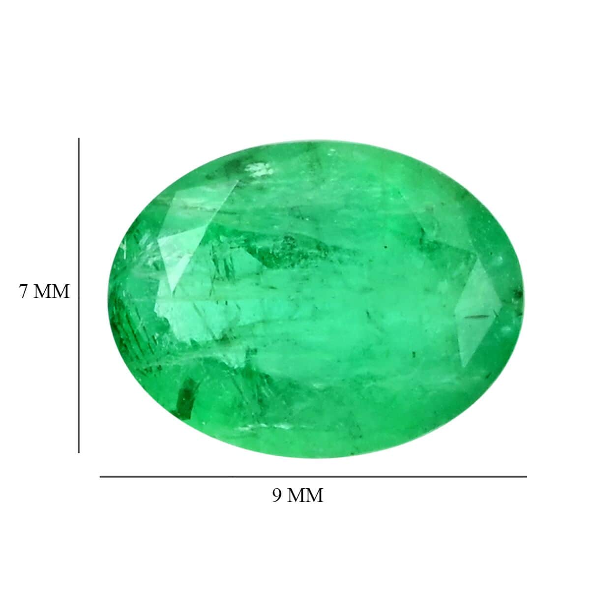 AAAA Kagem Zambian Emerald (Ovl 9x7 mm) 1.50 ctw image number 3