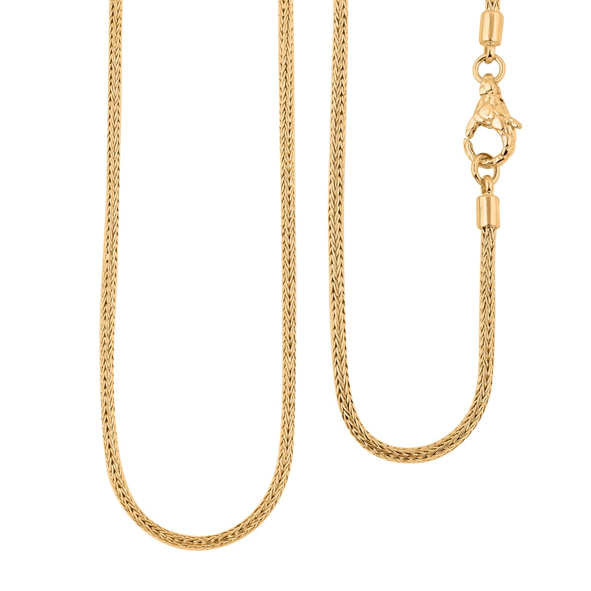 Bali Legacy 22K Vermeil YG Over Sterling Silver Tulang Naga Chain Necklace 20 Inches 17.35 Grams image number 0