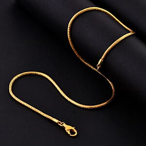 Bali Legacy 22K Vermeil YG Over Sterling Silver Tulang Naga Chain Necklace 20 Inches 17.35 Grams