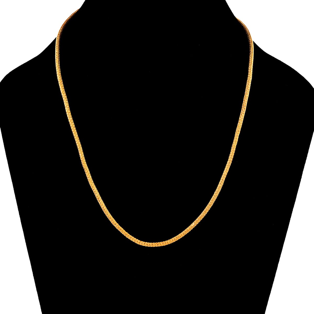 Bali Legacy 22K Vermeil YG Over Sterling Silver Tulang Naga Chain Necklace 20 Inches 17.35 Grams image number 2