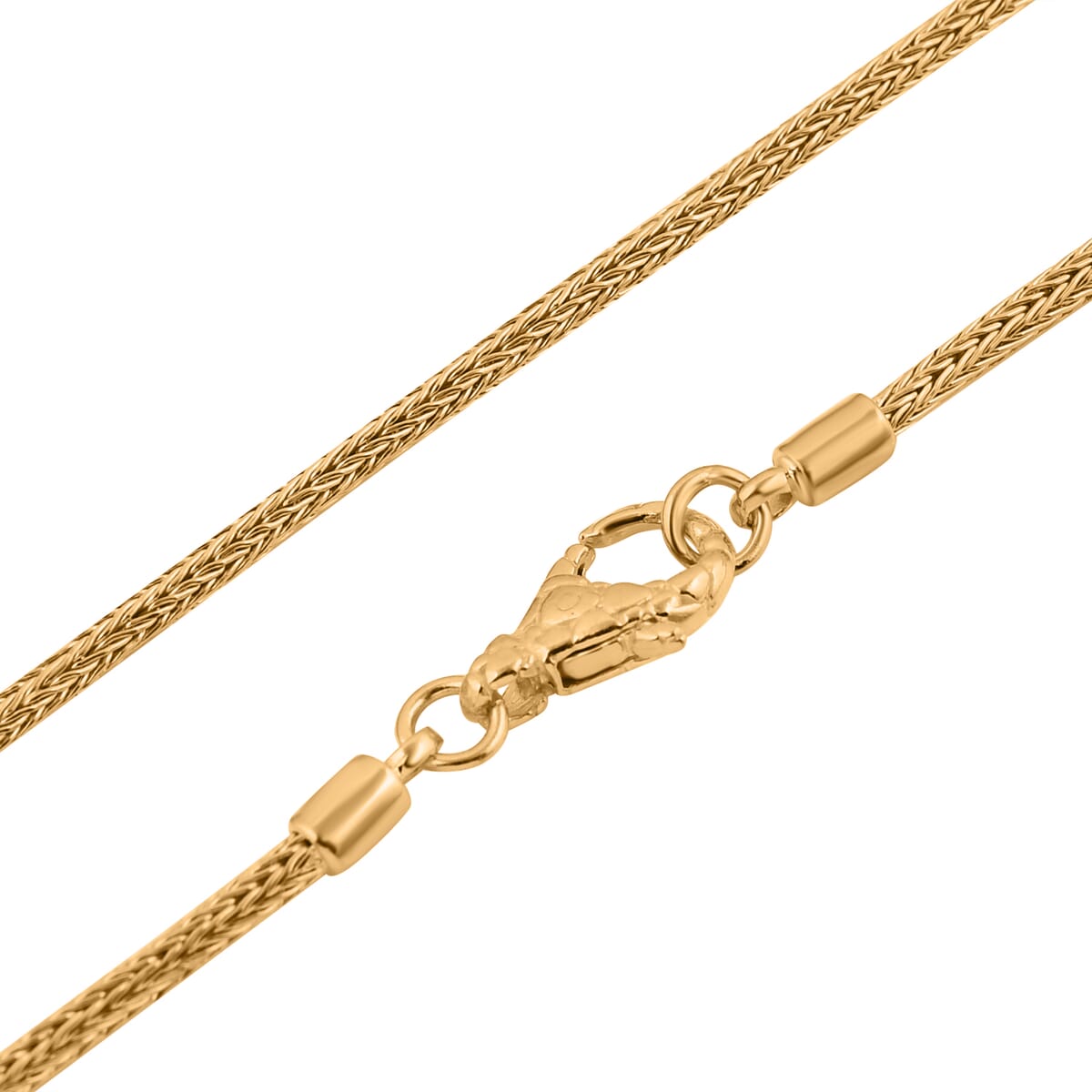 Bali Legacy 22K Vermeil YG Over Sterling Silver Tulang Naga Chain Necklace 20 Inches 17.35 Grams image number 3