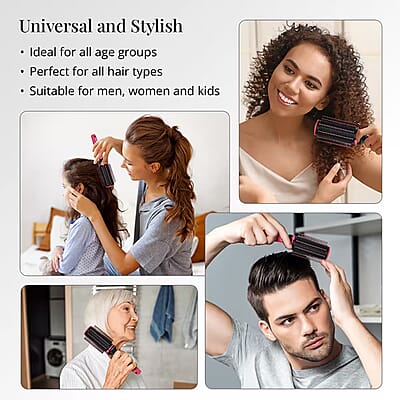 Neomi Portable Easy Clean Rotating Comb - Pink