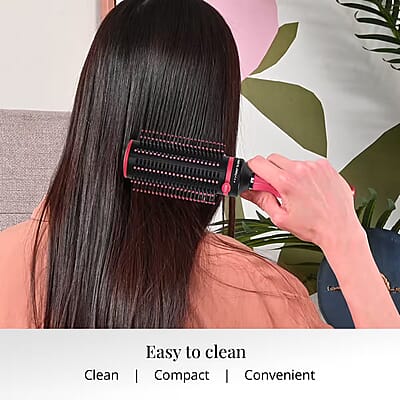 Neomi Portable Easy Clean Rotating Comb - Pink