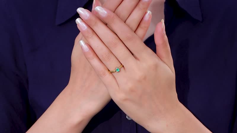 AAA Kagem Zambian Emerald and Brown Zircon Halo Ring in Vermeil Yellow Gold Over Sterling Silver (Size 10.0) 0.25 ctw