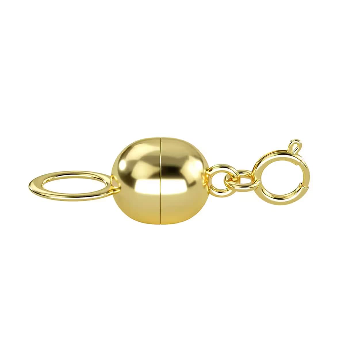 10K Yellow Solid Gold Magnetic Lock  image number 0