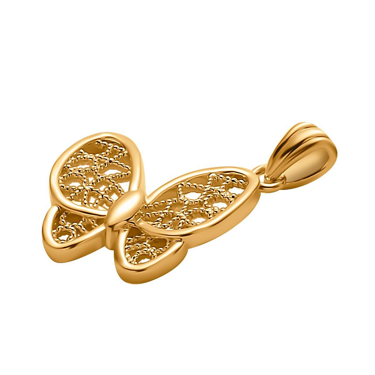 Pendant without Chain in 18K Yellow Gold 0.30 Grams