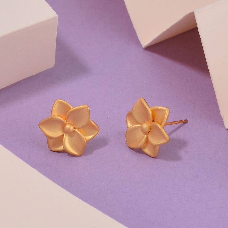 18K Yellow Gold Earrings