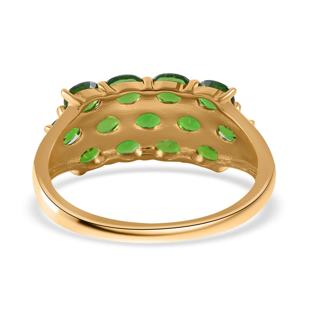 Chrome Diopside Ring in Vermeil YG Over Sterling Silver (Size 10.0) 2.50 ctw image number 3