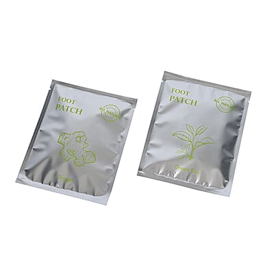 Livmore Set of 20 Detox Foot Patches - 10 pcs Lavender and 10 pcs Rose Foot Pads