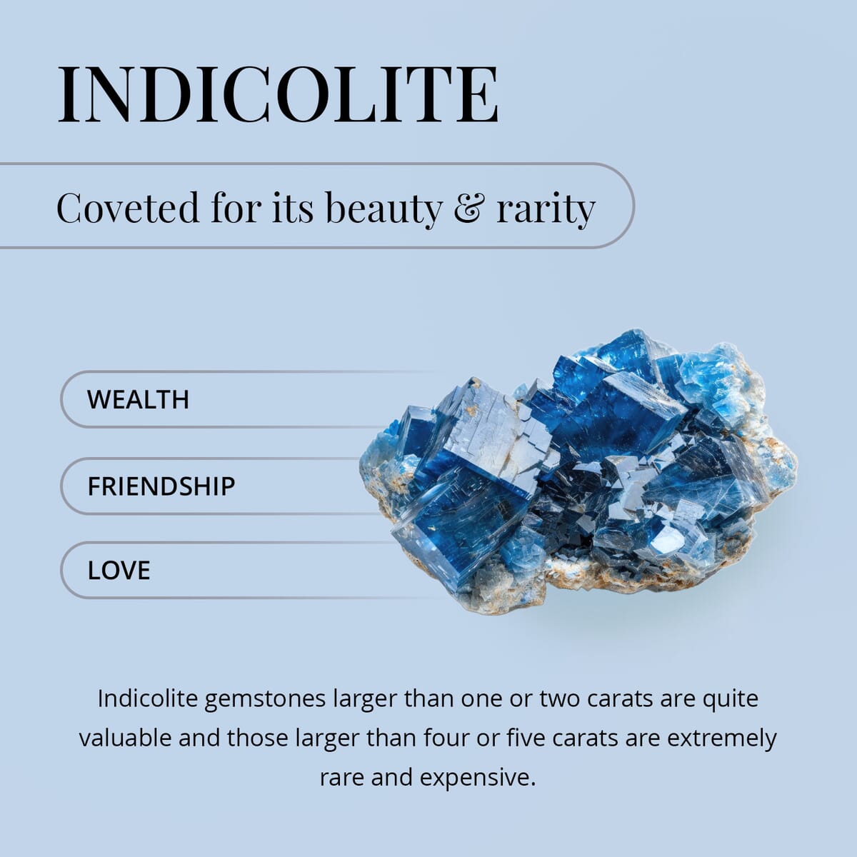 Luxoro 14K White Gold AAA Monte Belo Indicolite and G-H I2 Diamond Ring (Size 11.0) 4.35 Grams 1.00 ctw image number 6