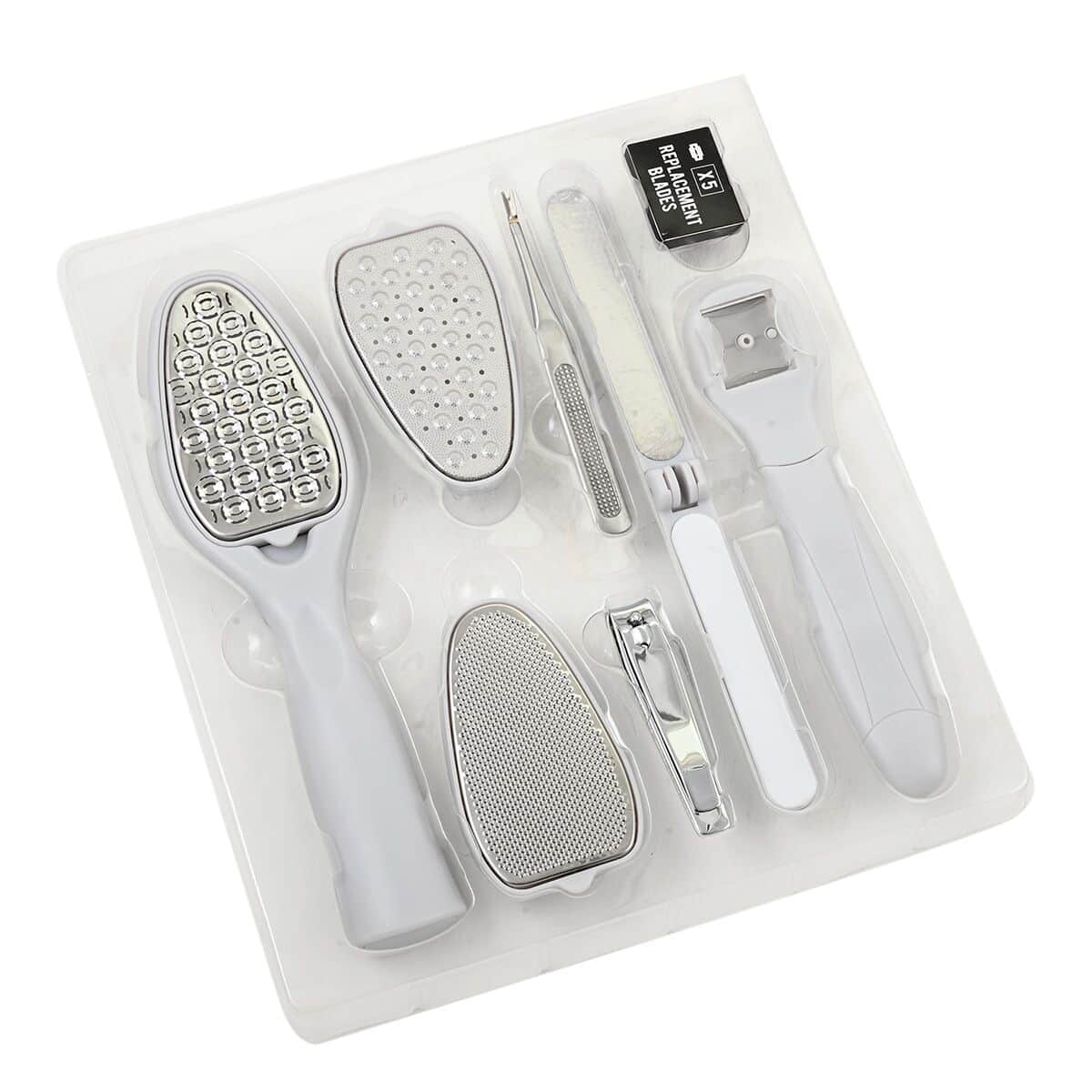 BellaPro 13 Piece Pedicure Set in Lilac Gray Color image number 1