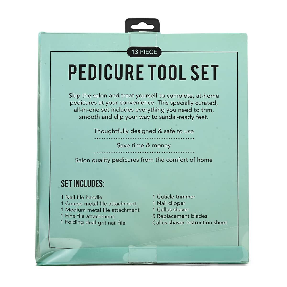 BellaPro 13 Piece Pedicure Set in Mint Color image number 5