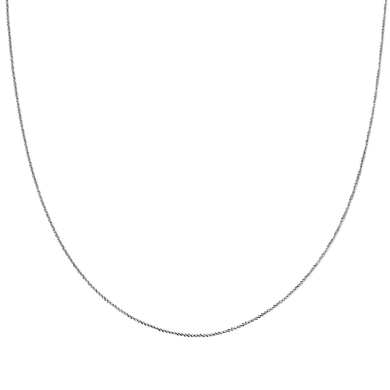 Sterling Silver Roc Chain Necklace 24 Inches 3.50 Grams
