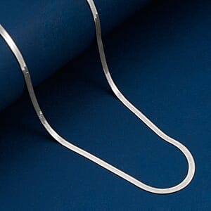 Sterling Silver Textured Snake Necklace 18 Inches 3.50 Grams