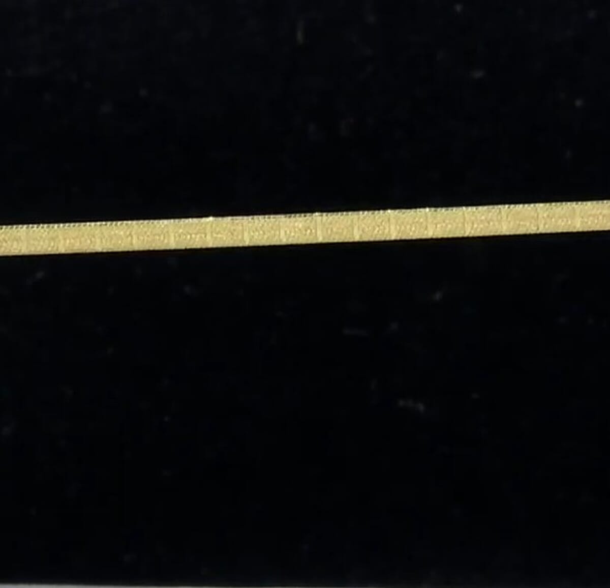 14K Yellow Gold Over Sterling Silver Textured Snake Chain Necklace 18 Inches 3.50 Grams image number 1