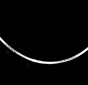 Sterling Silver Zig-Zag Herringbone Chain Necklace 18 Inches 3.90 Grams