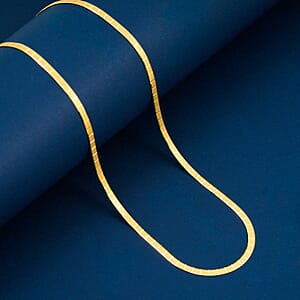 14K Yellow Gold Over Sterling Silver Textured Square Necklace 18 Inches 3.70 Grams