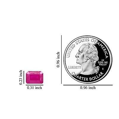 AAA Montepuez Ruby (Oct 8x6 mm) 1.50 ctw