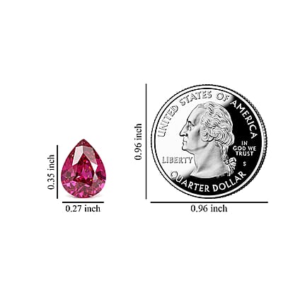 AAA Montepuez Ruby (Pear 9x7 mm) 1.50 ctw
