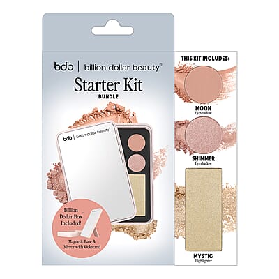 Billion Dollar Beauty Box - Starter Kit (Moon Eyeshadow, Shimmer Eyeshadow, Mystic Highlighter)