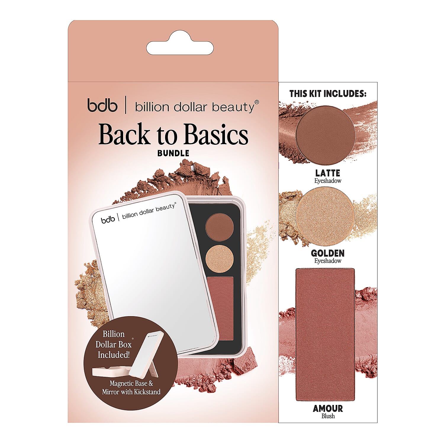 Billion Dollar Beauty Box -Latte Eyeshadow, Golden Eyeshadow, Amour Blush