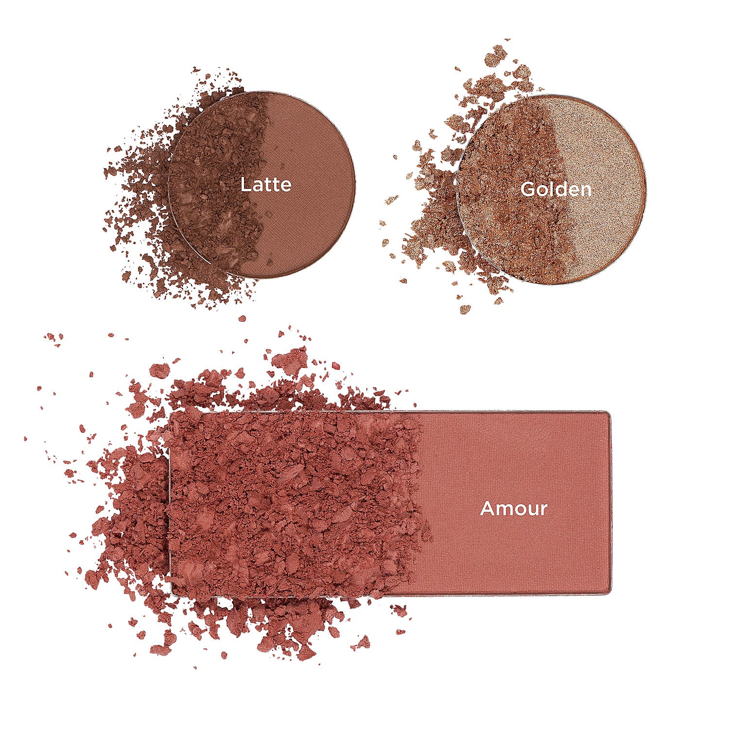 Billion Dollar Beauty Box -Latte Eyeshadow, Golden Eyeshadow, Amour Blush