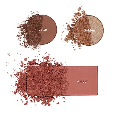 Billion Dollar Beauty Box -Latte Eyeshadow, Golden Eyeshadow, Amour Blush