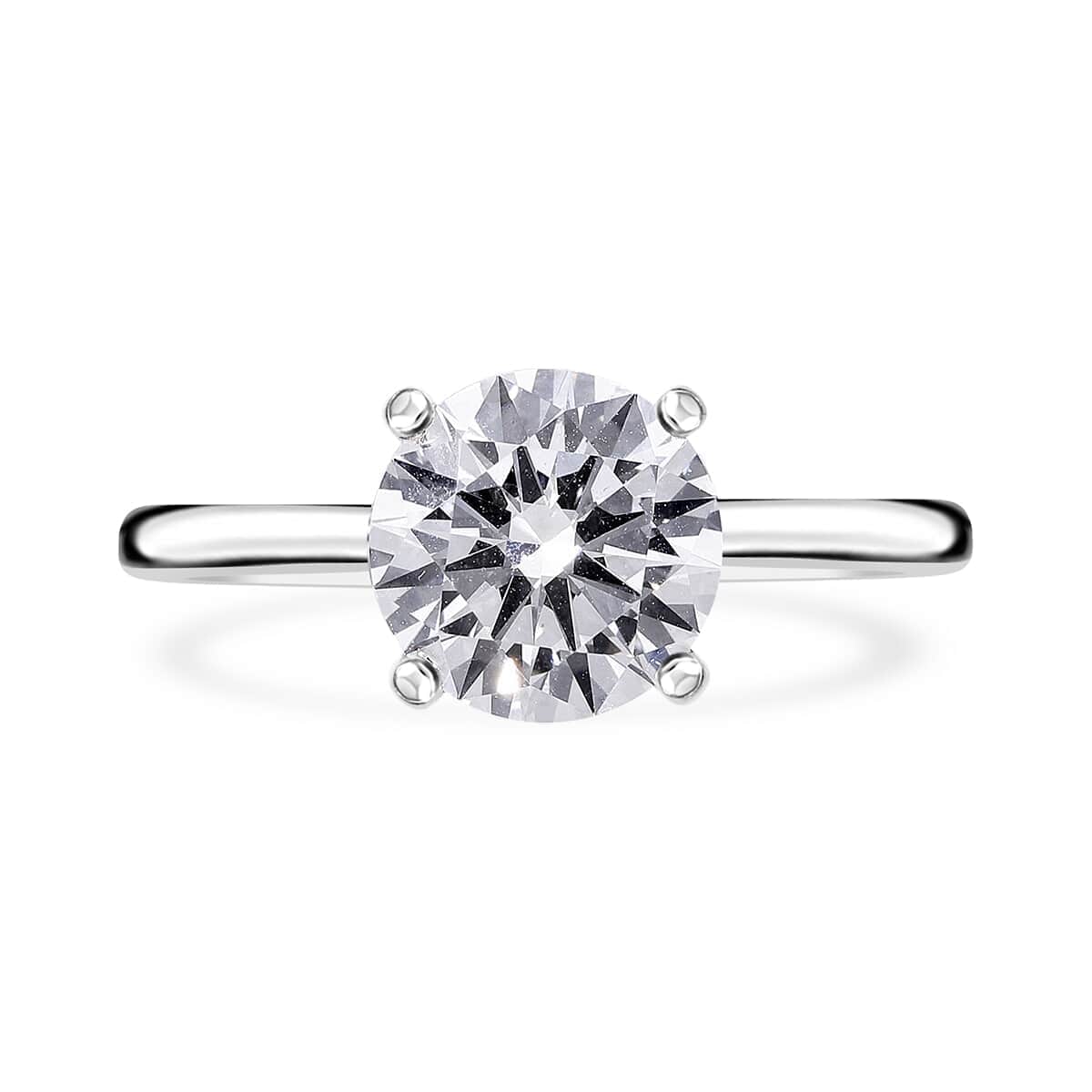 950 Platinum Lab Grown Diamond (D, VS) Solitaire Ring (Size 6.0) (5.15 g) 3.00 ctw image number 0