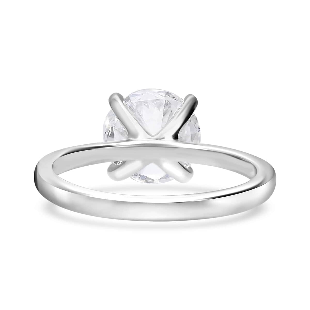 950 Platinum Lab Grown Diamond (D, VS) Solitaire Ring (Size 6.0) (5.15 g) 3.00 ctw image number 4