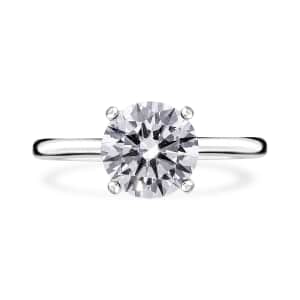 950 Platinum Luxuriant Lab Grown Diamond D VS Solitaire Ring (Size 7.0) 5.15 Grams 3.00 ctw