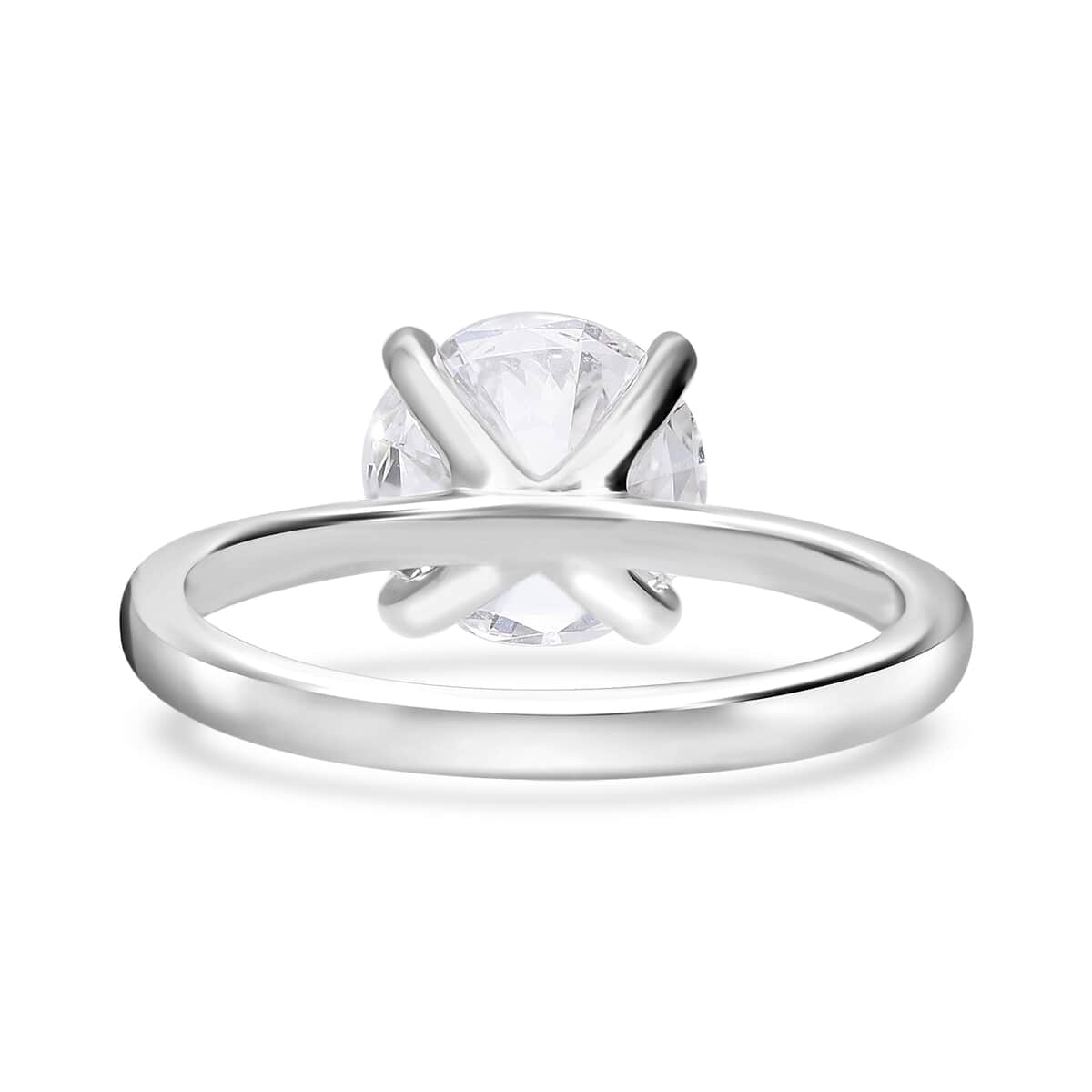 JCK Deals IGI Certified Luxuriant Lab Grown Diamond G, VS2 3.00 ctw Solitaire Ring in 950 Platinum (Size 7.0) 4.75 Grams image number 4