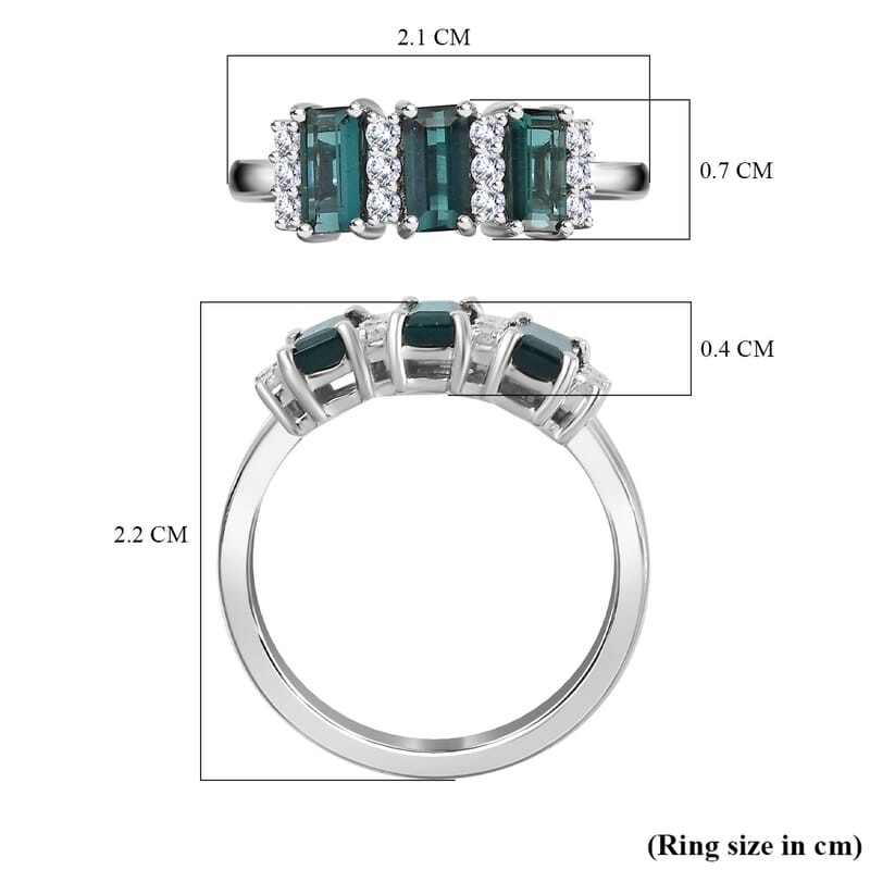 D'Joy Tsavorite Garnet and Moissanite Earrings in Vermeil Yellow Gold Over Sterling Silver 2.50 ctw