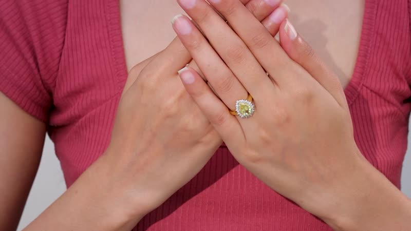 Sunfire Beryl, Multi Gemstone Ring in Vermeil YG Over Sterling Silver (Size 10.0) 1.65 ctw