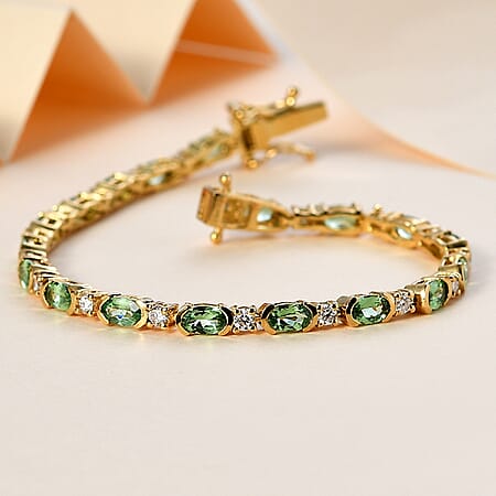 Tsavorite Garnet / 6.5 Inches - Product card gallery slide 2 (10177470726457)