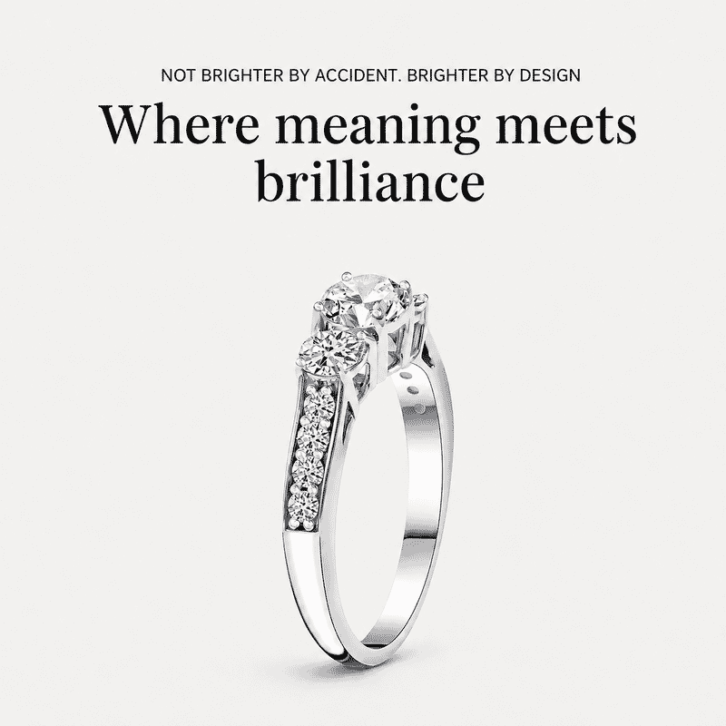Doorbuster Luxuriant Lab Grown Diamond F-G VS 1.50 ctw Ring in Rhodium Over Sterling Silver (Size 10.0)
