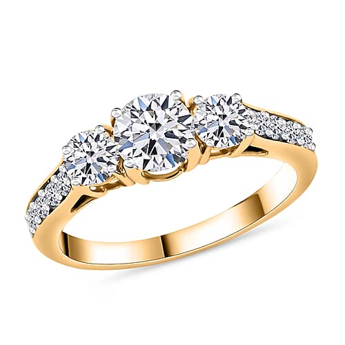 Yellow Gold Over Sterling Silver / 10 - Product card gallery slide 1 (9432107024639)