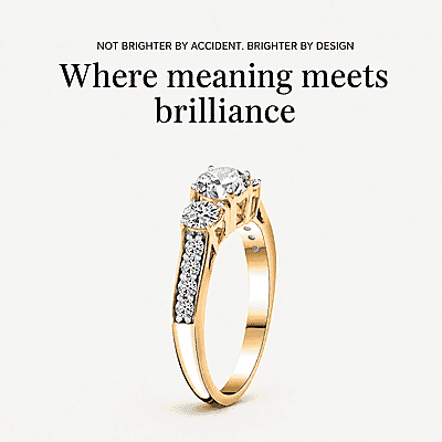 Luxuriant Lab Grown Diamond F-G VS Ring in Vermeil Yellow Gold Over Sterling Silver (Size 10.0) 1.50 ctw
