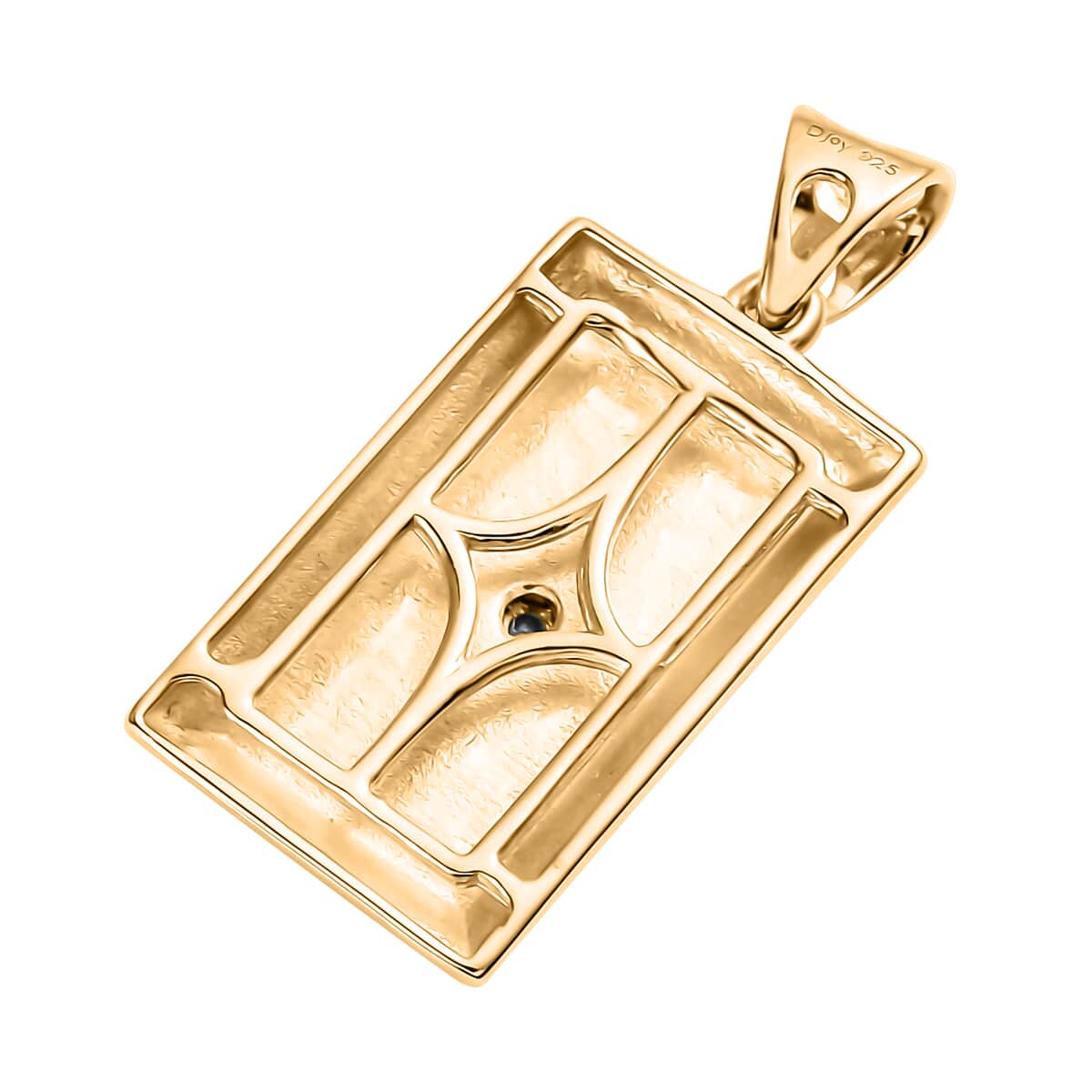 Diamond Pendant in Vermeil YG Over Sterling Silver image number 4