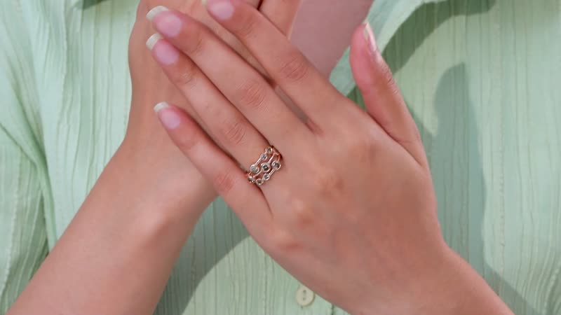 Natural Champagne Diamond Bubble Ring in Vermeil RG Over Sterling Silver (Size 10.0) 1.00 ctw