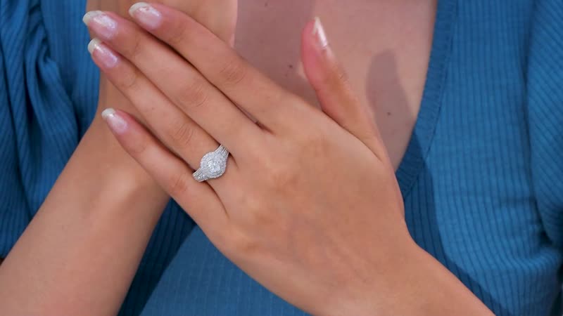 Diamond Infinite Spark Halo Ring
